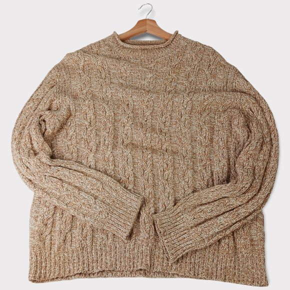 Loro Piana Other - Loro Piana Cotton Cashmere Blend Cable Knit Sweater Euro 54 Women's Men's??